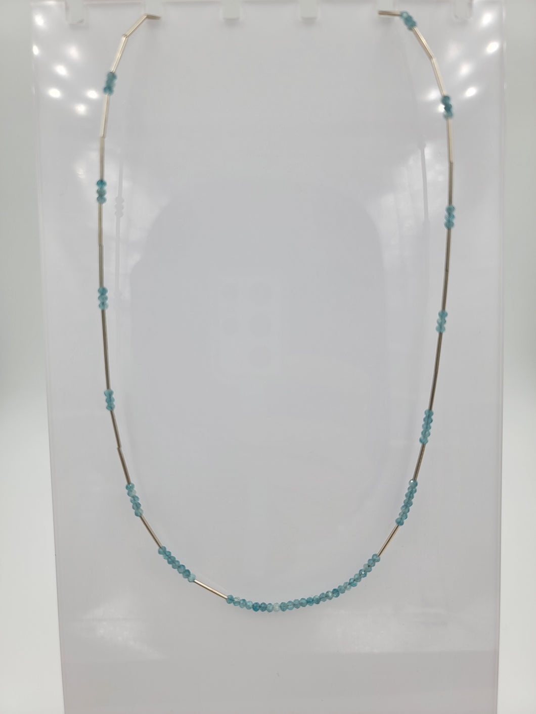 Liquid Silver and Chalcedony Necklace