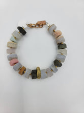 Load image into Gallery viewer, Lapis Multicolored Core Drilled Bracelet
