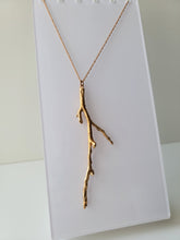 Load image into Gallery viewer, Large Bronze Branch Necklace