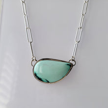 Load image into Gallery viewer, Chunky Emerald Rose Variscite Necklace