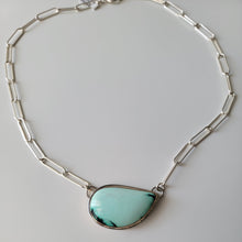 Load image into Gallery viewer, Chunky Emerald Rose Variscite Necklace