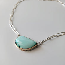 Load image into Gallery viewer, Chunky Emerald Rose Variscite Necklace
