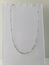 Load image into Gallery viewer, Liquid Silver and Chalcedony Necklace