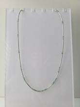 Load image into Gallery viewer, Liquid Silver and Chalcedony Necklace
