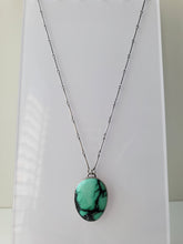 Load image into Gallery viewer, Emerald Rose Variscite Long Necklace