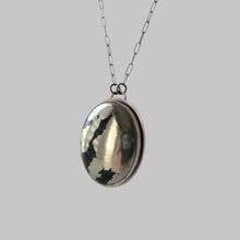 Load image into Gallery viewer, Apache Gold Oval Pendant Necklace
