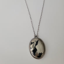 Load image into Gallery viewer, Apache Gold Oval Pendant Necklace