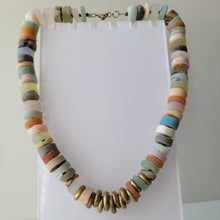 Load image into Gallery viewer, Multicolor Chunky Gemstone Necklace