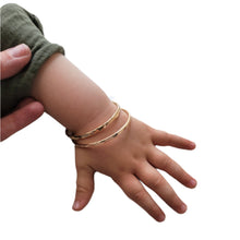 Load image into Gallery viewer, Hammered Baby Bangle Bracelet