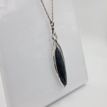 Load image into Gallery viewer, Imperial Kyanite Sterling Frame Pendant Necklace