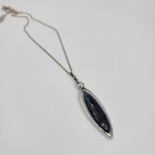 Load image into Gallery viewer, Imperial Kyanite Sterling Frame Pendant Necklace