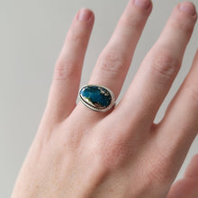 Load image into Gallery viewer, Nacozari Turquoise & Sterling Ring - Size 6