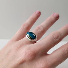 Load image into Gallery viewer, Nacozari Turquoise & Sterling Ring - Size 6