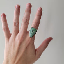Load image into Gallery viewer, Variscite Statement Ring - Size 9