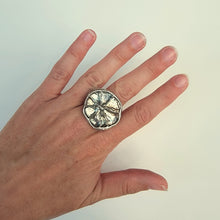 Load image into Gallery viewer, Lemon Slice Ring - Size 7-1/4 - Sterling Silver
