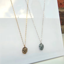Load image into Gallery viewer, Tiny Pine Cone Necklace