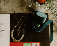 Load image into Gallery viewer, Rutilated Quartz and Bronze Necklace