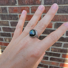 Load image into Gallery viewer, Faceted Labradorite Ring - Size 7