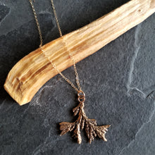 Load image into Gallery viewer, Evergreen Splayed Sprig Necklace