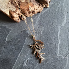 Load image into Gallery viewer, Large Evergreen Sprig Necklace