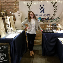 Load image into Gallery viewer, Long Modern Bronze Ring Necklace