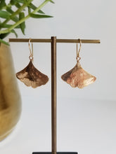 Load image into Gallery viewer, Ginkgo Leaf Earrings
