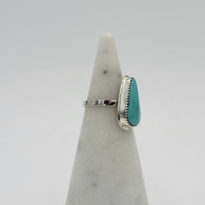 Royston Turquoise & Sterling Ring - Size 7
