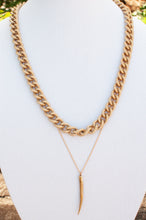 Load image into Gallery viewer, Long Spike Necklace