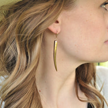Load image into Gallery viewer, Long Spike Earrings