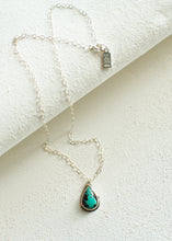Load image into Gallery viewer, Carico Lake Turquoise & Sterling Necklace