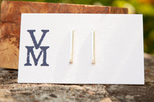 Load image into Gallery viewer, Long Skinny Bar Studs