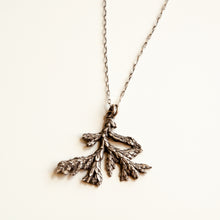 Load image into Gallery viewer, Evergreen Splayed Sprig Necklace