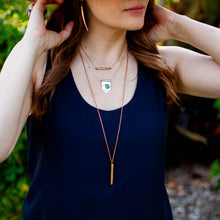 Load image into Gallery viewer, Long Bar Necklace