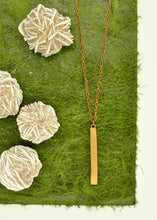 Load image into Gallery viewer, Long Bar Necklace