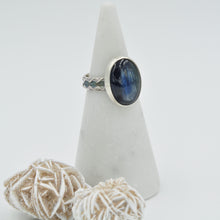 Load image into Gallery viewer, Oval Kyanite Ring - Size 7-1/2