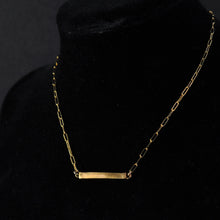 Load image into Gallery viewer, Horizontal Bar Necklace