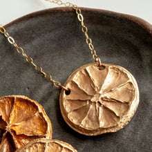 Load image into Gallery viewer, Lemon Slice Necklace