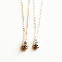 Load image into Gallery viewer, Tiny Skull Necklace