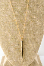 Load image into Gallery viewer, Long Spike Necklace