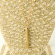 Load image into Gallery viewer, Long Bar Necklace