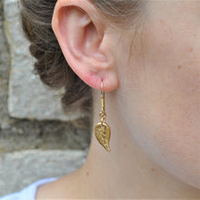 Load image into Gallery viewer, Dangling Leaf Earrings