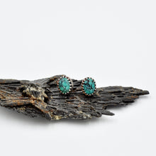 Load image into Gallery viewer, Turquoise Oval Studs