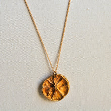 Load image into Gallery viewer, Long Lemon Slice Necklace