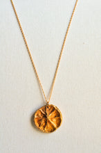 Load image into Gallery viewer, Long Lemon Slice Necklace