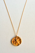 Load image into Gallery viewer, Long Lemon Slice Necklace
