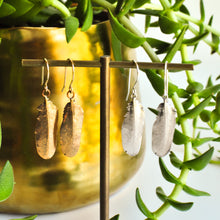 Load image into Gallery viewer, Tiny Feather Earrings