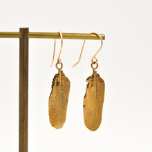 Load image into Gallery viewer, Tiny Feather Earrings