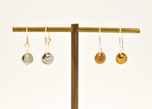 Load image into Gallery viewer, Hoop Earrings With Disc