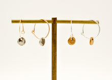 Load image into Gallery viewer, Hoop Earrings With Disc