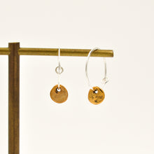 Load image into Gallery viewer, Hoop Earrings With Disc
